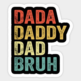 Dada Daddy Dad Sticker